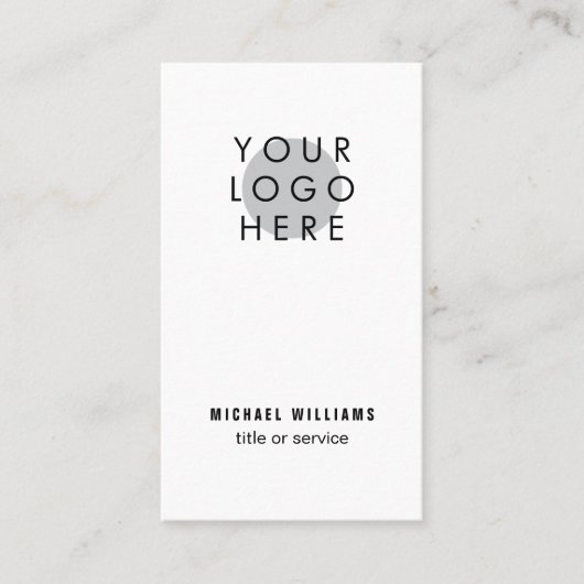 ロゴミニマルモダンのソーシャルメディアのアイコン 名刺 (正面)