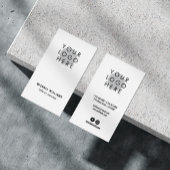 ロゴミニマルモダンのソーシャルメディアのアイコン 名刺