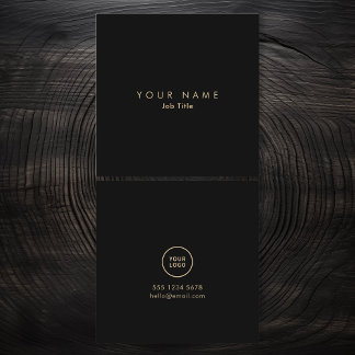 ロゴミニマルモノクエレガントロ名刺 スクエア名刺