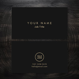 ロゴミニマルモノクエレガントロ名刺 名刺