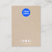 ロゴムーンフェイズイヤリングディスプレイタンクラフト 名刺 (正面)