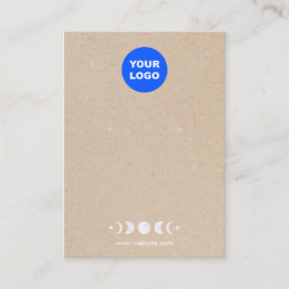 ロゴムーンフェイズイヤリングディスプレイタンクラフト 名刺