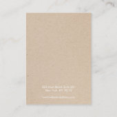 ロゴムーンフェイズイヤリングディスプレイタンクラフト 名刺 (裏面)