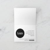 ロゴメッセージ入り購入感謝メッセージ サンキューカード (内部)