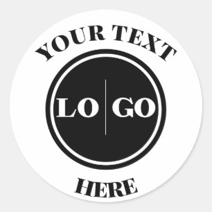 ロゴモダンと文字事業 ラウンドシール