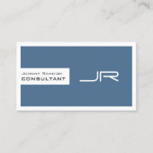 ロゴモダンとQRコードを含む枠付き宇宙 名刺 (正面)