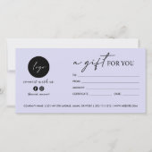 ロゴモダンのソーシャルアイコンのギフトのスクリプトを作成 (正面)