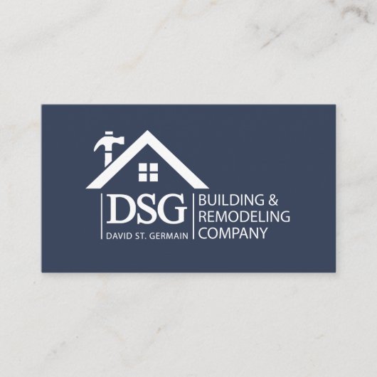 ロゴモダンのリフォームの追加 名刺 (正面)