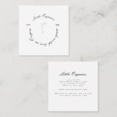 ロゴモダンの軽カスタムさ スクエア名刺 (正面/裏面)