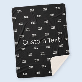 ロゴモダンまたはデザインパターン（任意の画像を含む） シェルパブランケット