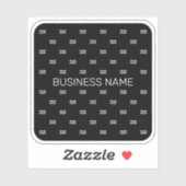 ロゴモダンまたはデザインパターン（任意の画像を含む） シール (シート)