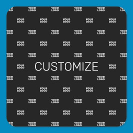 ロゴモダンまたはデザインパターン（任意の画像を含む） スクエアシール