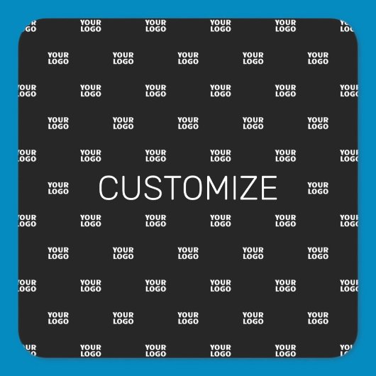 ロゴモダンまたはデザインパターン（任意の画像を含む） スクエアシール