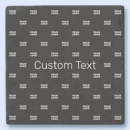 ロゴモダンまたはデザインパターン（任意の画像を含む） ストーンコースター