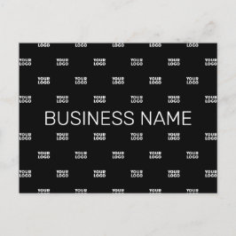 ロゴモダンまたはデザインパターン（任意の画像を含む） ポストカード