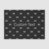 ロゴモダンまたはデザインパターン（任意の画像を含む） 薄葉紙 (正面)