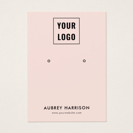 ロゴモダンシンプルイヤリングディスプレイ (正面)