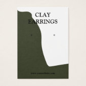 ロゴモダンジュエリーイヤリング表示カード (正面)