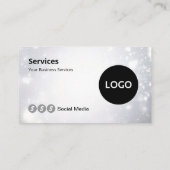 ロゴモダンスキャン可能QRコードウェブサイト 名刺 (裏面)