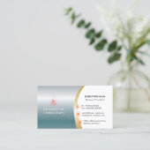 ロゴモダンテンプレート付きビジネスコンサルタント 名刺 (スタンド正面)