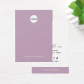 ロゴモダンネックレスイヤリングディスプレイカードの追加 (デスク)