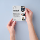 ロゴモダンフォトグレープロフェッショナル事業 チラシ (手)