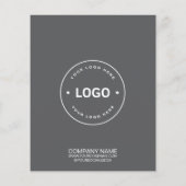 ロゴモダンフォトダークグレープロフェッショナル事業 チラシ (裏面)