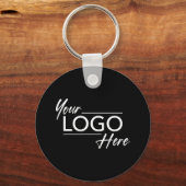 ロゴモダンブラック キーホルダー (正面)