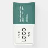 ロゴモダンプロフェッショナルバナー 横断幕 (縦)