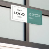 ロゴモダンプロフェッショナルバナー 横断幕 (ビルの外側)