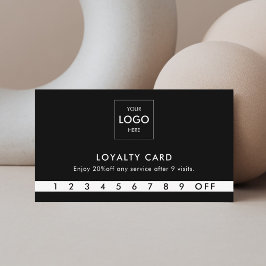 ロゴモダンプロフェッショナルロイヤリティカード ロイヤリティカード