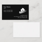 ロゴモダンプロフェッショナル不動産仲介業者 名刺 (正面/裏面)