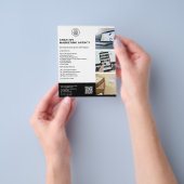 ロゴモダンマーケティングクリエイティブ事業 チラシ (手)