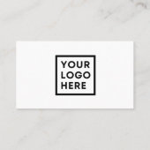 ロゴモダンミニマルカスタムリストアイコンSocial Media 名刺 (裏面)