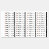 ロゴモダンリップグロスブランディング包装コーヒー ラベル (シート)