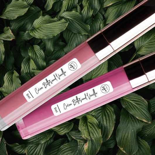 ロゴモダンリップバーム管メイクアップ製品スキニー ラベル