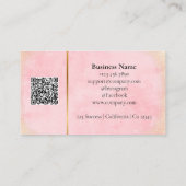 ロゴモダン付きQRコード名刺 – カスタム 名刺 (裏面)