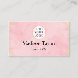 ロゴモダン付きQRコード名刺 – カスタム 名刺