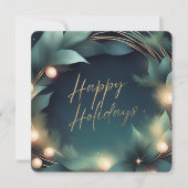 ロゴモダン企業のビジネスホリデーカード シーズンカード (正面)