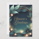 ロゴモダン企業のビジネスホリデーカード シーズンカード (正面)