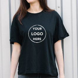 ロゴモダン会社のスタッフ Tシャツ