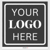 ロゴモダン会社の車の窓バンパー シール (シート)