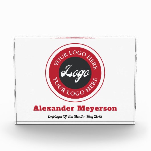 ロゴモダン従業員ビジネス フォトブロック (正面)