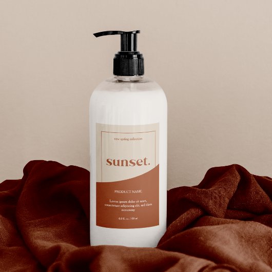 ロゴモダン製品ラベル フードラベル