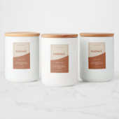 ロゴモダン製品ラベル フードラベル (ボトル)