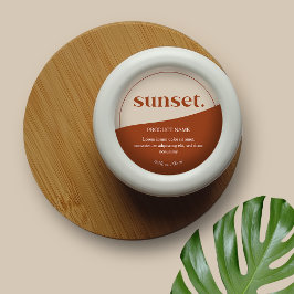 ロゴモダン製品ラベル ラウンドシール