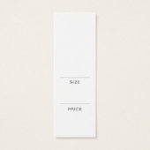 ロゴモダン製品価格つるラベルカード (裏面)