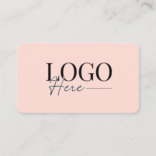 ロゴモダン顧客ロイヤリティパンチカードサロンピンク ロイヤリティカード (裏面)