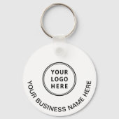 ロゴモダンQRコードのプロモーション キーホルダー (正面)