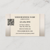 ロゴモダンQRコードの写真 ロイヤリティカード (裏面)